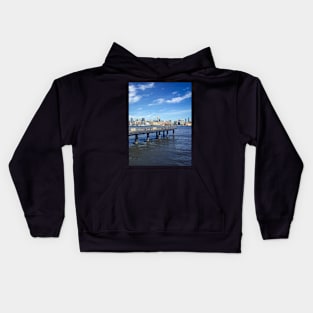 Manhattan Skyline Skyscrapers NYC Kids Hoodie